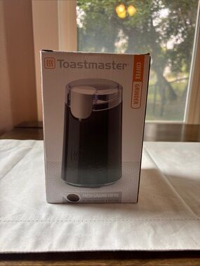 Toastmaster Black Coffee Grinder - Compact Electric Bean Grinder